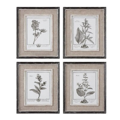 #ad 17.5 inch Framed Art Set of 4 14.5 inches wide by 1 inches deep Decor $327.80