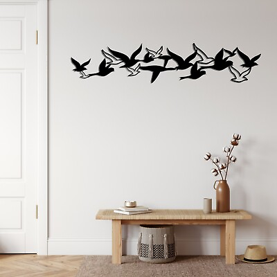 #ad Birds Metal Wall Art Metal Wall Decor Wall Hangings Minimalist Wall Art $79.90