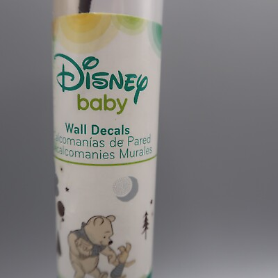 #ad Disney Baby Forever Pooh Blue Beige Bear Wall Decals by Lambs amp; Ivy $8.16