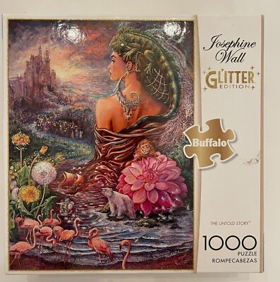 #ad Buffalo Games Josephine Wall The Untold Story Glitter Edition 1000 Pieces $24.99