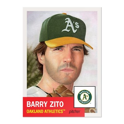 #ad Topps MLB Living Set 721 BARRY ZITO OAKLAND A’S PRESALE $9.99