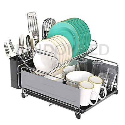 Hot Kitchen Dish Cup Drying Rack Drainer Dryer Tray Cutlery Holder Organizer US $23.98