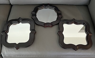 #ad Decorative Mirrors. set of 3 Approx 11” $24.00