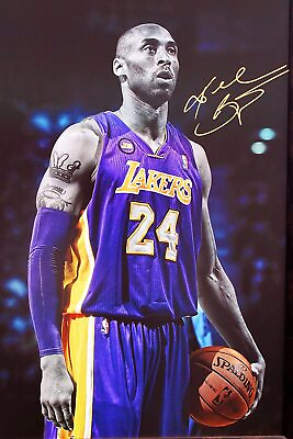 #ad Kobe Bryant Poster Wall Art Canvas Prints Lakers Poster Kobe Basketball Print $59.99