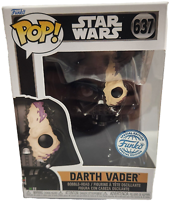#ad #ad Funko POP Darth Vader Damaged Helmet Star Wars #637 Special Edition $24.99