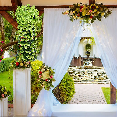#ad #ad Wall Hanging Flower Vine Wedding Home Balcony Decoration 2pcs $20.87