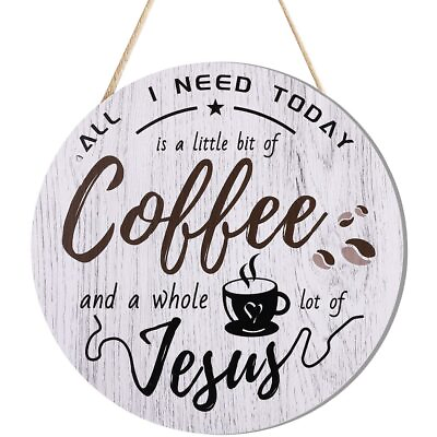 #ad Coffee Signs Decor for Coffee Bar All I Need Today is A Little bit of Coffee ... $19.27