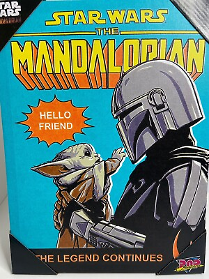 #ad #ad Star Wars The Mandalorian™ canvas wall art prints 12in x 16in $24.99