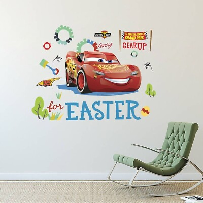 #ad 3D Window Effect Cartoon Disney Cars PVC Wall Stickers For Kids Room Home Decor $12.99