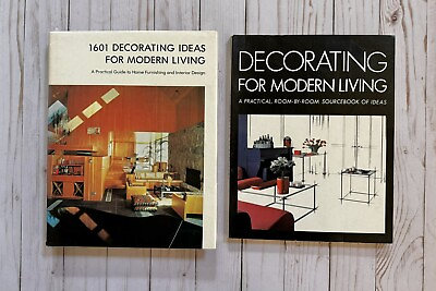 #ad Decorating For Modern Living Vintage Mid Century Interior Decor $40.00