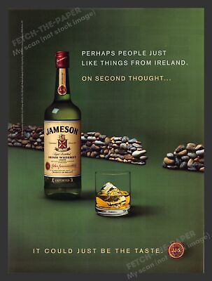 #ad Jameson Irish Whiskey Rock Wall Ireland Alcohol 2000s Print Advertisement 2005 $10.99
