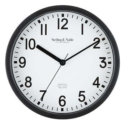 #ad 8.78quot; Analog Wall Clock Large Modern Home Office Mirror Surface Decor USA $7.50