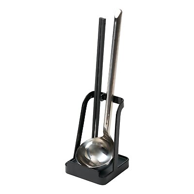#ad YAMAZAKI Home 2249 Tower Ladle Holder Lid Stand for Utensils in Kitchen Black $20.94