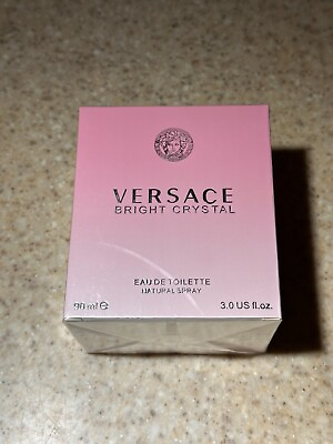 #ad NEW Versace Bright Crystal 90ml 3.0 oz Spray EDT in Box Perfume US Stock $38.40