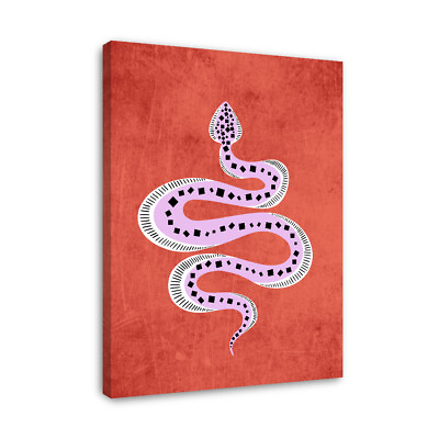 #ad Fashion Canvas Trendy Poster Abstract Snake Wall Art Home Decor Modern Print $40.59