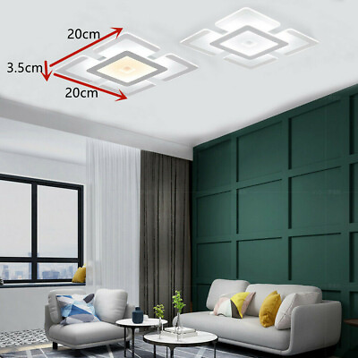 #ad Modern Home LED Ceiling Light Chandelier Crystal Pendant Lamp Lighting Fixture $23.75