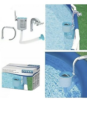 #ad #ad Intex 28000E Deluxe Wall Above Ground Mount Surface Skimmer for Swimming Pool $39.90