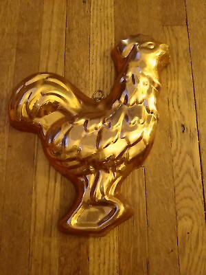 #ad Vintage Golden Rooster Kitchen Wall Decor 11quot; X 8quot; Wide $8.99