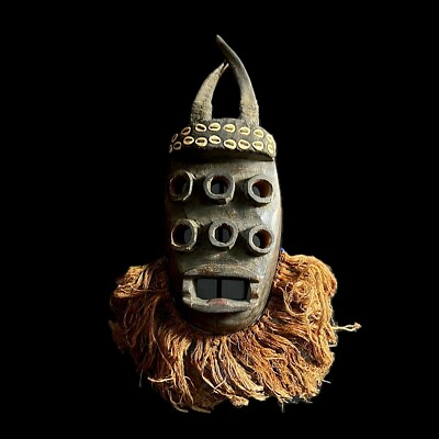 #ad African Mask primitive art Grebo Mask Wall Décor Tribe Art Wall Hanging G1182 $105.15