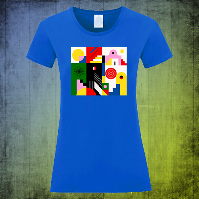 Women#x27;s Art fit t shirt abstract for her print present gift mum sister birthday GBP 13.99