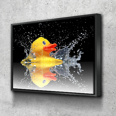 #ad Rubber Duck Bathroom Black Bathroom Wall Art Bathroom Wall Decor Bathroom Ca $214.95