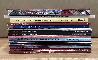 Lot of 20 Hobby Craft Design Home Decorating Quilt Knit Sewing Books RANDOM*MIX $60.00