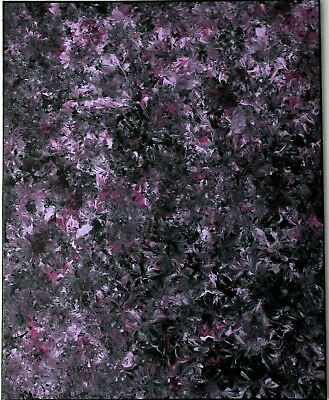 Original Acrylic Painting Abstract Art signed artist Wall Decor fluid pour paint $170.00
