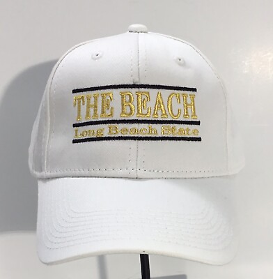 #ad Long Beach State The Beach Split Bar Adjustable Snapback Hat The Game White $29.99