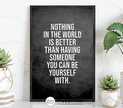 #ad You Can Be Yourself With Motivational Inspirational Wall Art Canvas Office Decor $215.60