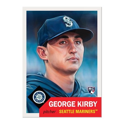 #ad 2022 Topps Living Set #554 George Kirby Free Shipping Always $5.55
