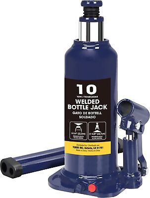 #ad BIG RED 10 Ton 20000 LBs Torin Welded Hydraulic Car Bottle Jack Blue $25.49
