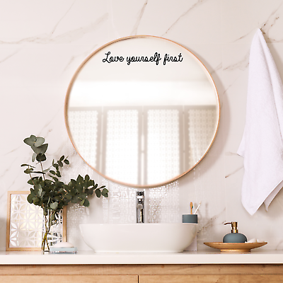 #ad Vinyl Wall Art Decal Love Yourself First 2.5quot; x 15quot; Inspirational Decor $11.99