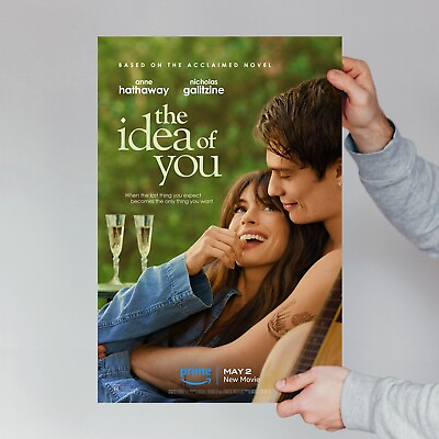 #ad THE IDEA OF YOU movie poster Anne Hathaway 2024 Film Wall Art Room Decor $10.99