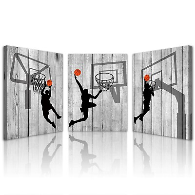 #ad Canvas Wall Art For Living Room Wall Decorations For Bedroom 3 Piece Boy#x27;s Ro... $104.18