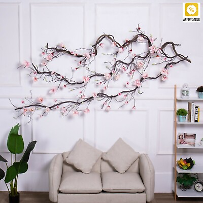 Magnolia Hanging Branches Wall Flowers Ivy Vine Wreath Artificial Flowers Arch $40.29