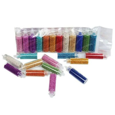 #ad 12 Colors 3D Caviar MiNi Beads Nails Art Glitters DIY Decorations UV Gel Set $7.16