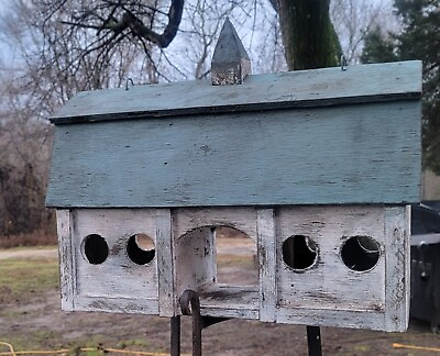 #ad Birdhouse Hanging Birdhouse Handmade Birdhouse stable style birdhouse $198.00