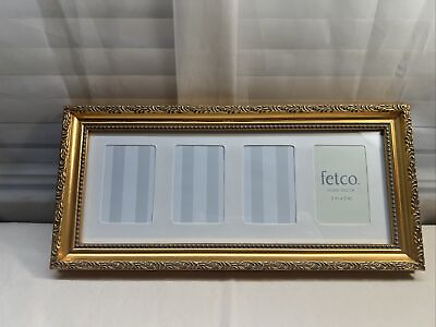 #ad Fetco Home Decor Picture Frame Gold Hollywood Regency 4 2”x3” $21.99
