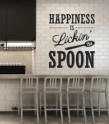 #ad Vinyl Wall Decal Dining Room Quote Saying Kitchen Interior Decoration Art Sticke $47.99
