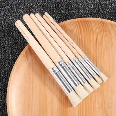 #ad 6pcs Wooden Template Wall Model House Painting Brush $9.99