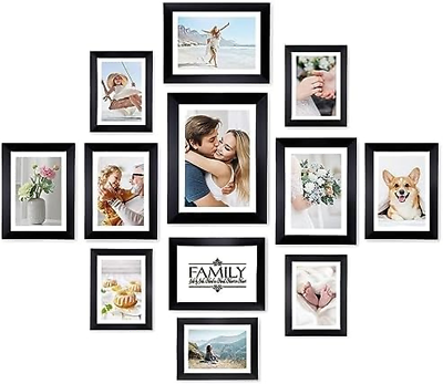 #ad Picture Frames Set for Wall Decor 12 Pack Gallery Wall Frames Set Collage Phot $30.99