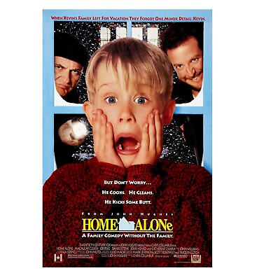 #ad Home Alone Movie Poster 24quot; x 36quot; $19.75