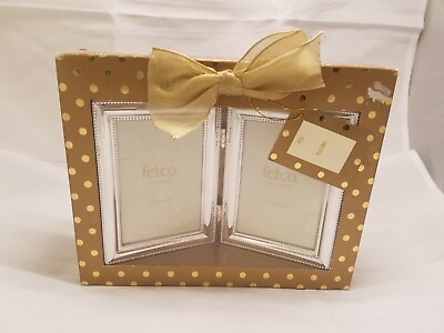 Vintage Fetco Home Decor Gifts to Go: Silver Folding Picture Frame 3 1 2 x 5 $14.30