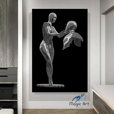 #ad CANVAS 3D Effect Art Incomplete Affection 3D Art Decor Living Room Decor $94.99