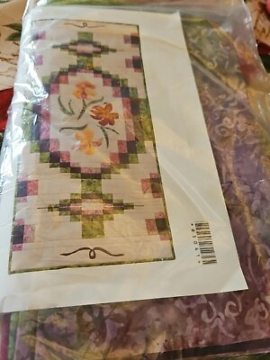 #ad Connecting Threads Fleur Decor Lily Variation Quilt Kit W#x27;Batik Fabrics 49 X 21 $72.99