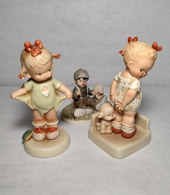 #ad Enesco Memories of Yesterday Vintage Statues Mabel Lucie Attwell amp; Alaska Momma $29.95