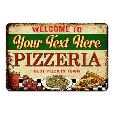 #ad Personalized Name Pizzeria Wall Decor Gift Kitchen Decor Chef Gift 108120077001 $20.95