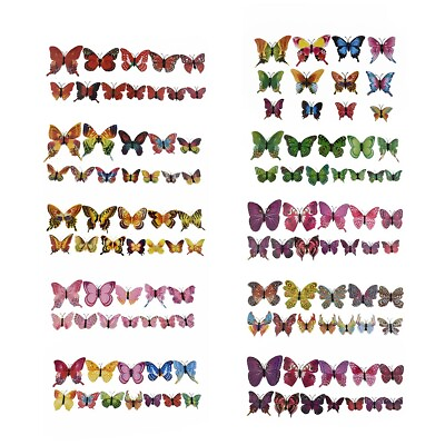 #ad #ad Butterfly Wall Stickers for Home Decor 3D Room Decoration for Girls#x27; Bedroom $9.75