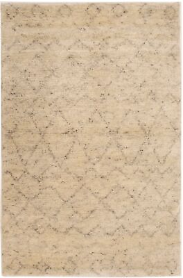 #ad Modern Small Tribal Geometric 2X3 Beige Moroccan Oriental Rug Kitchen Carpet $108.57