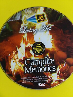 #ad New Living Art: Campfire Memories Mood Enhancement DVD DISC SHOWN ONLY $4.99